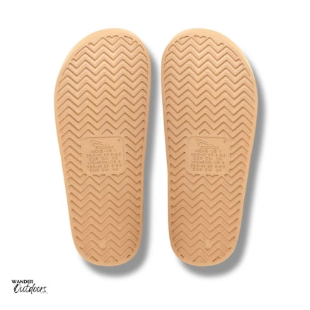 Archies Arch Support Slides Tan Sole View