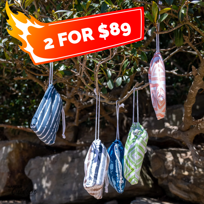 Newlyfe Large Beach Towels with Pouch two for $89