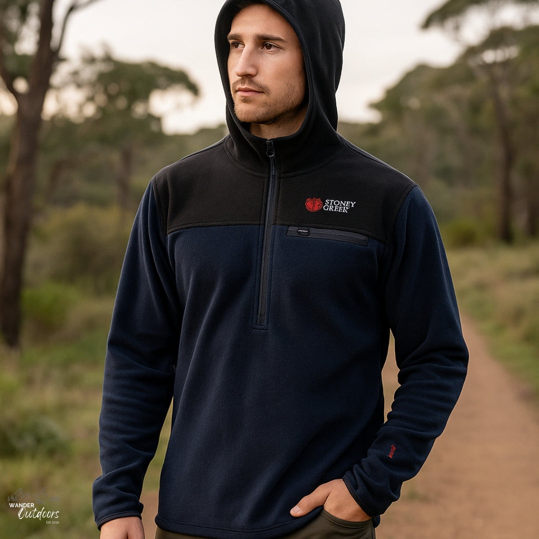 Stoney Creek Microplus Hoodie Out in the bush