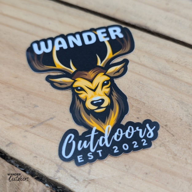 Wander Outdoors Deer Head Sticker