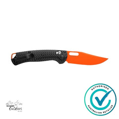 Benchmade 15533OR-01 MINI TAGGEDOUT | Carbon Fibre Folding Knife