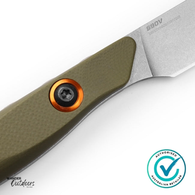 Benchmade 15700-01 Flyway Fixed Blade Knife Close Up