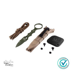 Benchmade 177GN Thompson Mini SOCP Fixed Blade | OD Green | Spear Point