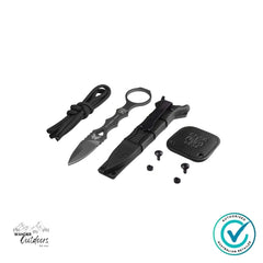 Benchmade 177GY Thompson Mini SOCP Fixed Blade | Tungsten Grey | Spear Point