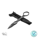 Benchmade 177GY Thompson Mini SOCP Fixed Blade | Tungsten Grey | Spear Point