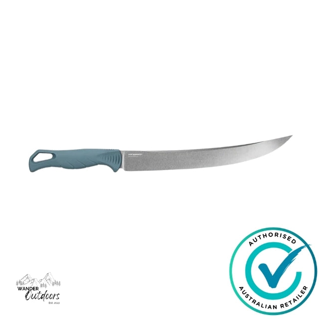 Benchmade 18020 Fishcrafter 9" Trailing Point Fixed Blade | MagnaCut