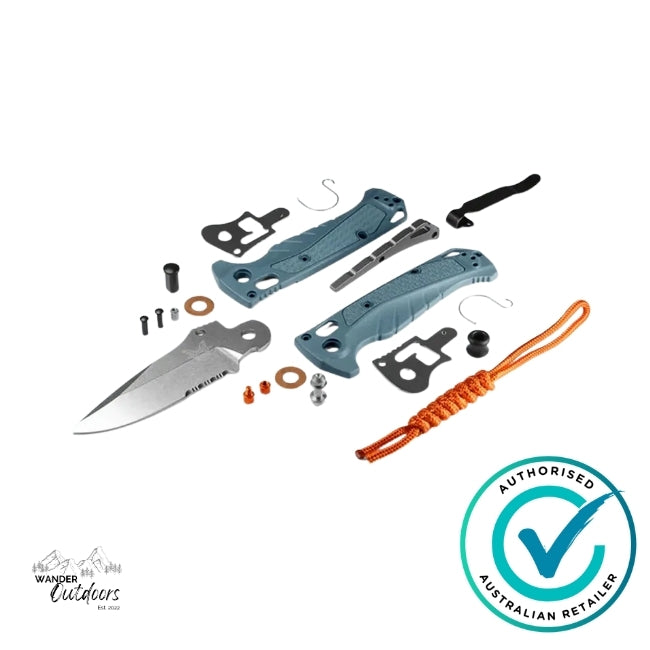 Benchmade 18065S Mini Adira | Depth Blue | Folding Knife