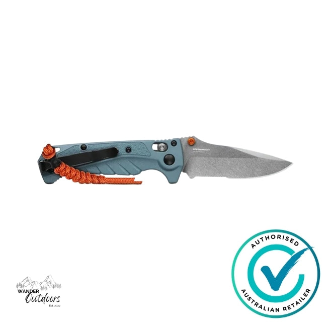 Benchmade 18065S Mini Adira | Depth Blue | Folding Knife