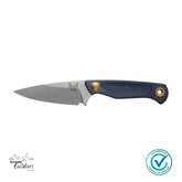 Benchmade 203-04 Dacian | Blue Denim Micarta | Spear Point Fixed Blade Knife