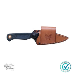 Benchmade 203-04 Dacian | Blue Denim Micarta | Spear Point Fixed Blade Knife