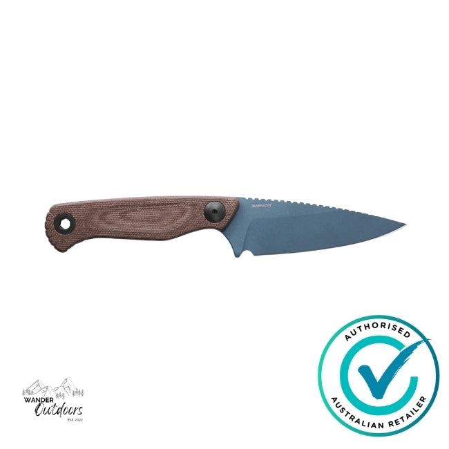 Benchmade 203BT-01 Dacian | Brown Canvas Micarta | Spear Point Fixed Blade Knife