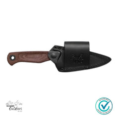 Benchmade 203BT-03 Dacian | Brown Canvas Micarta | Spear Point Fixed Blade Knife