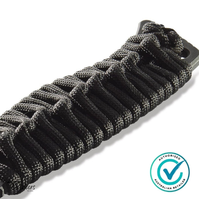 Benchmade 375Bk-1 Fixed Adamas | Handle Close Up with Paracord