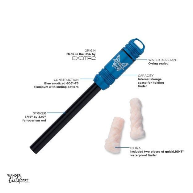 Benchmade 50023 Exotac Ferro Rod Features