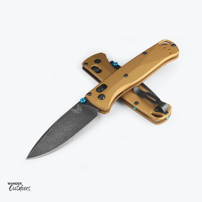 Benchmade 535BK-07 Bugout | Burnt Brass Aluminum Folding Knife
