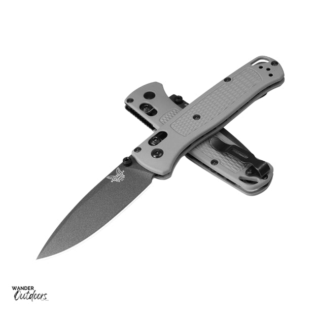 Benchmade 535BK-08 Bugout Axis Folding Knife - Storm Gray Stacked