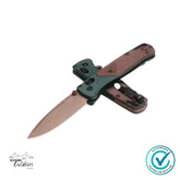 Benchmade 535FE-2602 Bugout | Taiga Green | Drop-Point