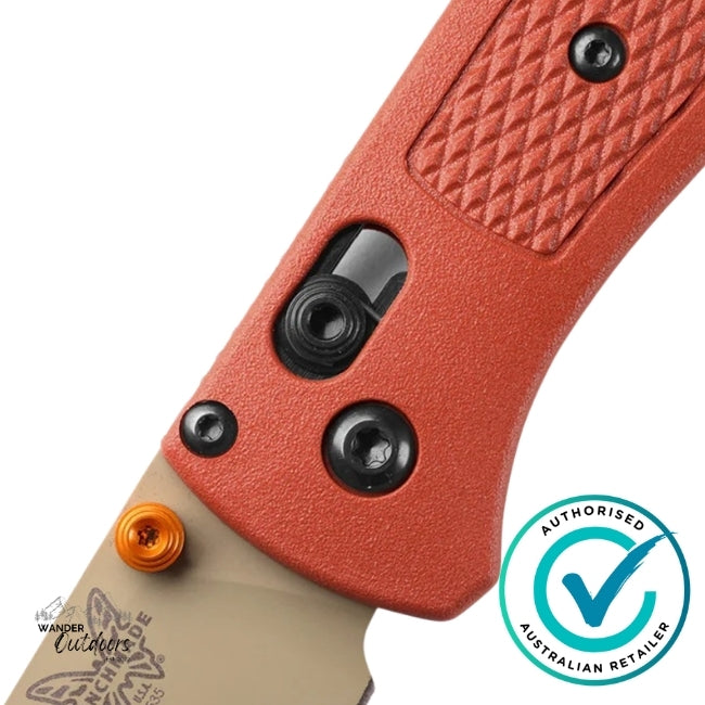 Benchmade 535TN-10 Bugout | Rust Orange Grivory Folding Knife