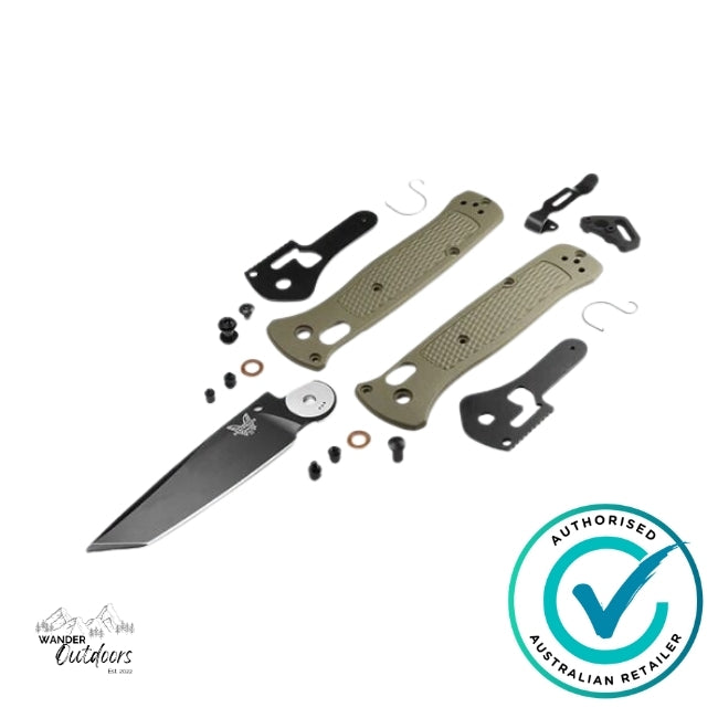 Benchmade 537BK-06 Bailout | Ranger Green | Tanto Folding Knife