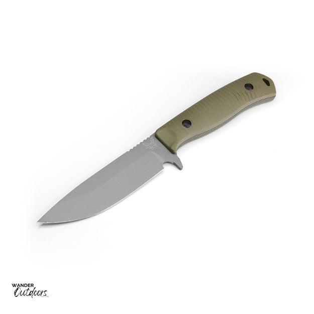Benchmade 539GY Anonimus Fixed Blade Flat Lay Butterfly Up