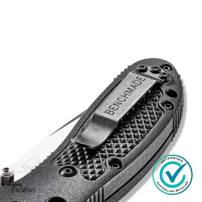 Benchmade 551-S30V Griptilian Axis Folding Knife | Close Up Of Clip