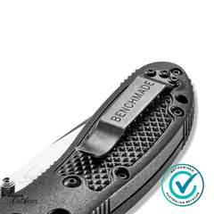 Benchmade 551-S30V Griptilian Axis Folding Knife | Close Up Of Clip