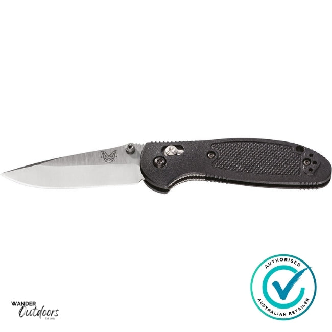 Benchmade 556-S30V Mini Griptilian Axis Folding Knife | Flat Lay | Butterfly View