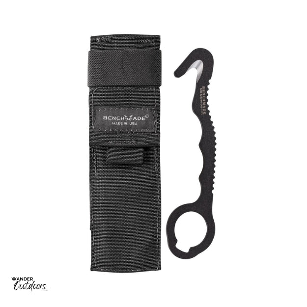 Benchmade 8 BLKW Rescue Hook Long 16.5cm with sheath