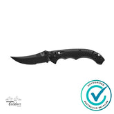Benchmade 865SBK Mini Bedlam | Black | Scimitar Folding Knife, Part Serrated