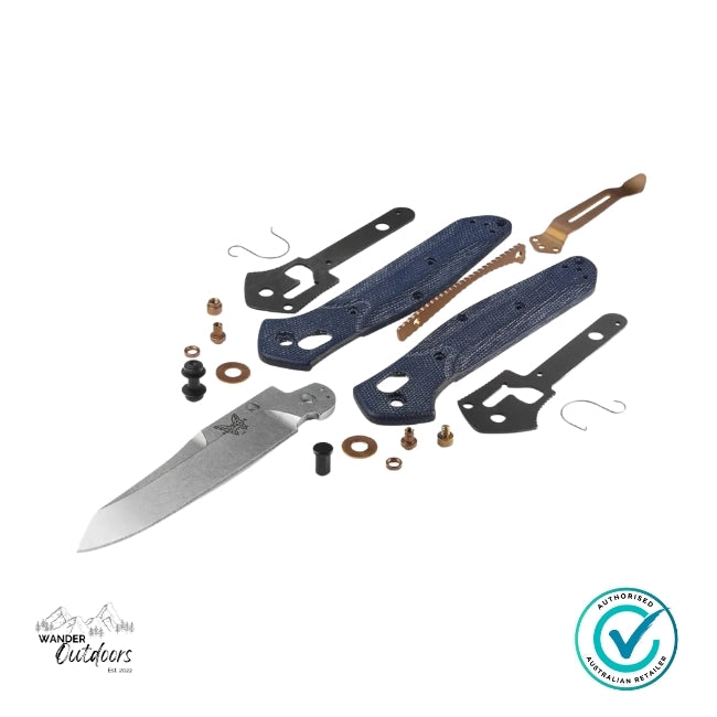 Benchmade 940-04 OSBORNE | DENIM MICARTA Folding Knife