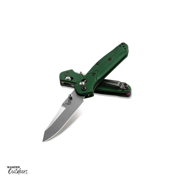 Benchmade 945 Mini Osborne Axis Folding Knife - Reverse Tanto Stacked