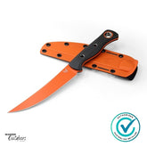 Benchmade 15500OR-2 Meatcrafter Knife - Fixed Blade - Carbon Fibre Handle | Stacked