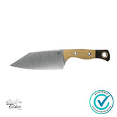 Benchmade B4010-02 Station Knife fixed blade featuring CPM154 stonewashed blade and Maple Valley Richlite with black G10 handle, made in USA.