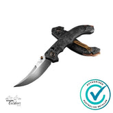 Benchmade 865-02 Mini Bedlam | Carbon Fibre | Scimitar Folding Knife