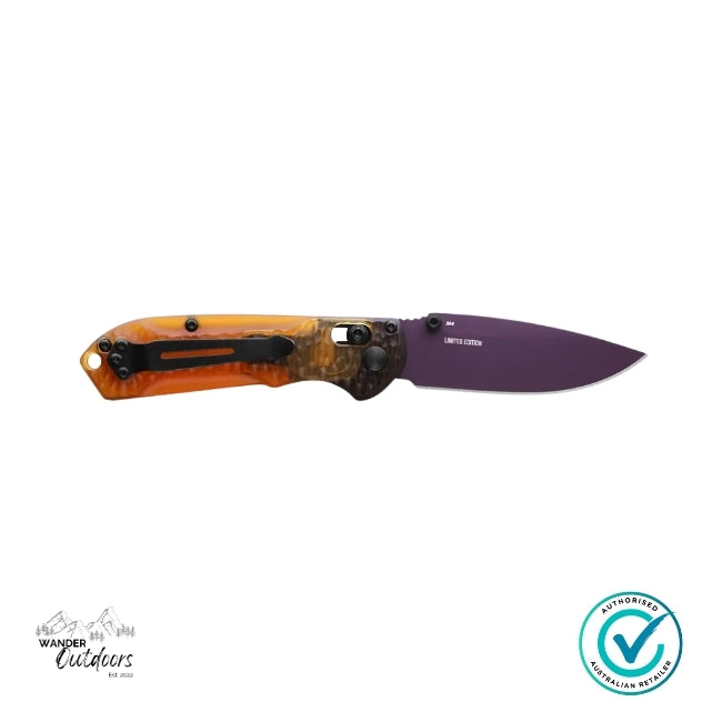 Benchmade Mini Freek | Purple Cerakote | Ultem Folding Knife - SHOT SHOW 2025 LTD EDN