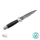 Boker MG-42 Damast Dagger Fixed Blade Knife