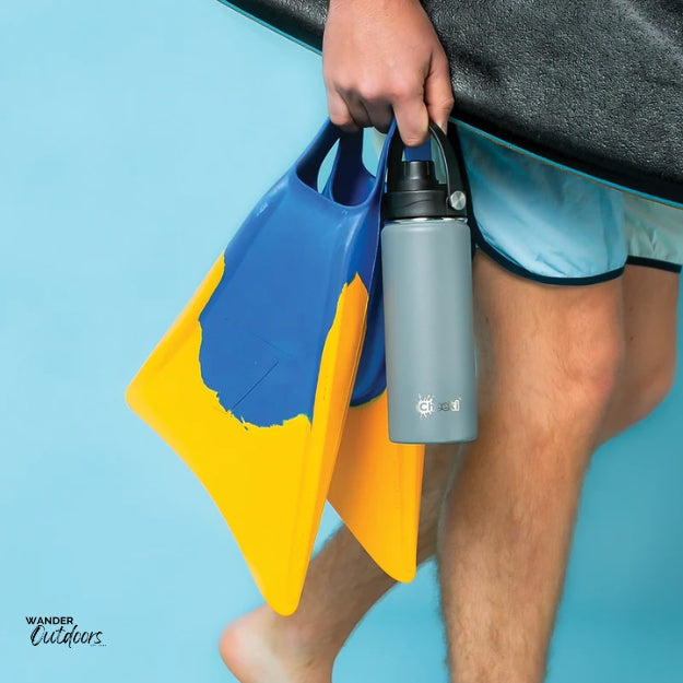 Cheeki 600ml Insulated Adventure Drink Bottle Slate
