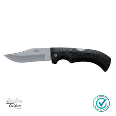 Gerber Gator Folder Clip Point FE Knife shown open – 420HC stainless steel blade with Gator Grip handle, available at Wander Outdoors Australia.