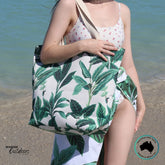 Good Vibes Co. Canvas Beach Bag