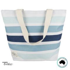 Good Vibes Co. Canvas Beach Bag