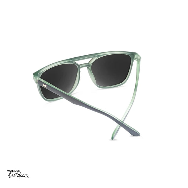 affordable polarised unisex knockaround brightsides sunglasses in liberty frames rear view