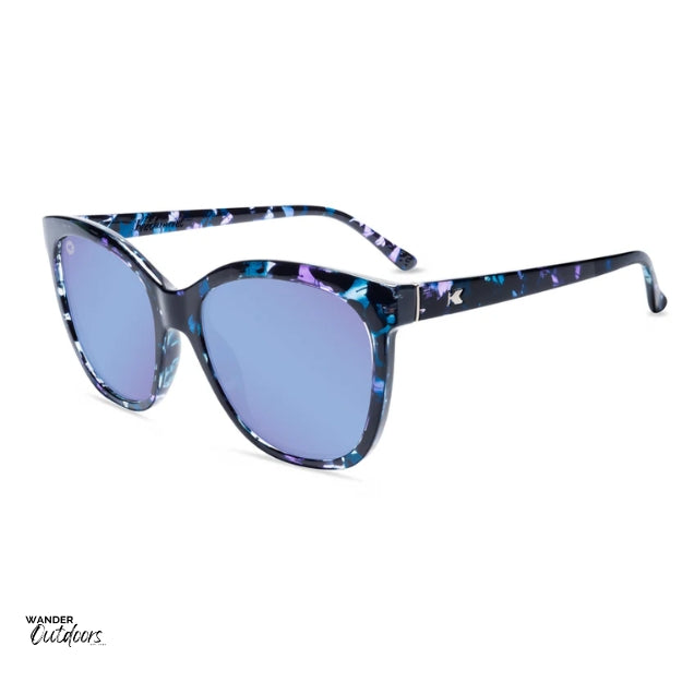 Affordable Knockaround Deja View Sunglasses Indigo Ink Side Arm Inside View