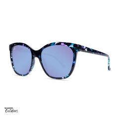 Affordable Knockaround Deja View Sunglasses Indigo Ink Side View