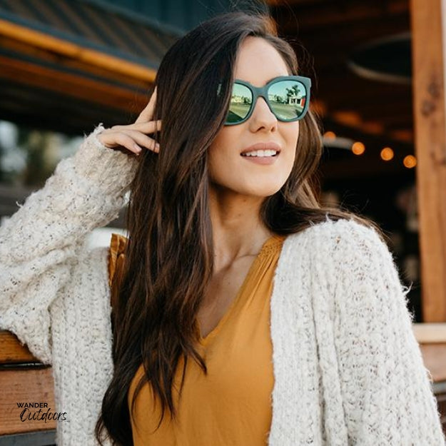 Affordable Knockaround Deja View Sunglasses Poison Ivy At a Cafe