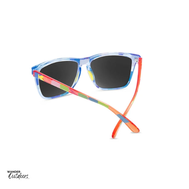 Unisex affordable Knockaround Fast Lanes Sport Sunglasses apex rear frame view