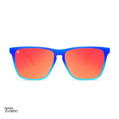 Unisex affordable Knockaround Fast Lanes Sport Sunglasses funkwave front on view