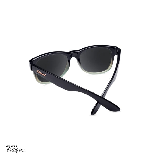 Knockaround Fort Knocks Sunglasses Black Mist Rear Frame View