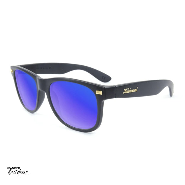 Knockaround Fort Knocks Sunglasses Matte Black Moonshine Birds Eye View