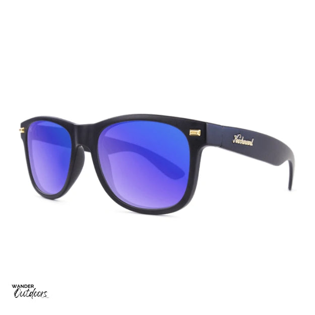Knockaround Fort Knocks Sunglasses Matte Black Moonshine Side View