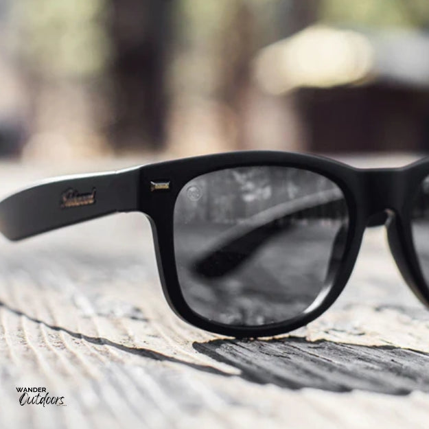 Knockaround Fort Knocks Sunglasses Black on Black Close Up